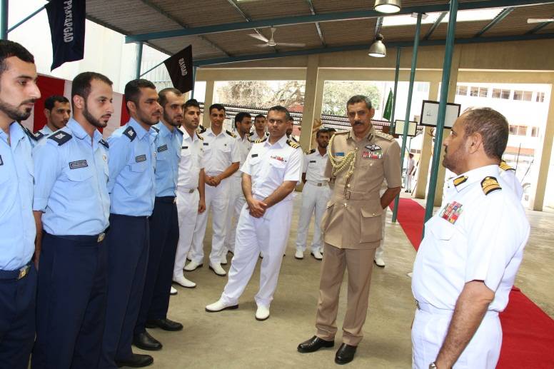 Interaction with Royal Oman Navy under Trainee Officers and Sailors at Shivaji