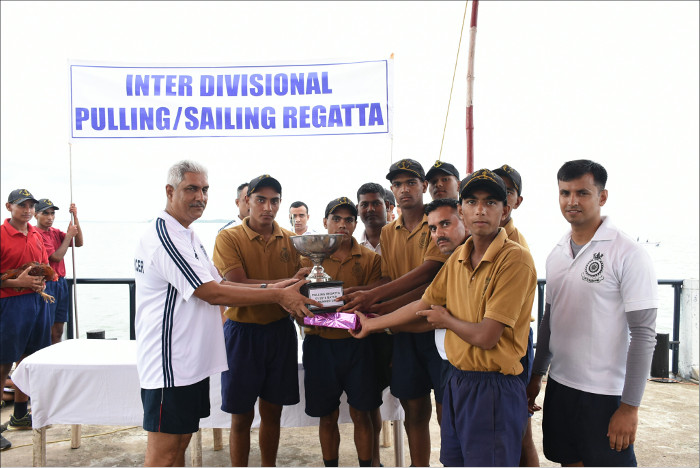 Inter Divisional Pulling Regatta Held at INS Chilka, Odisha