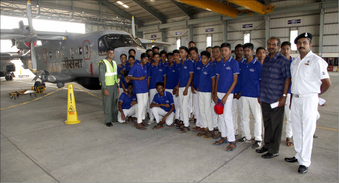'Bharat Parv' - School Children Visit Naval Base, Kochi