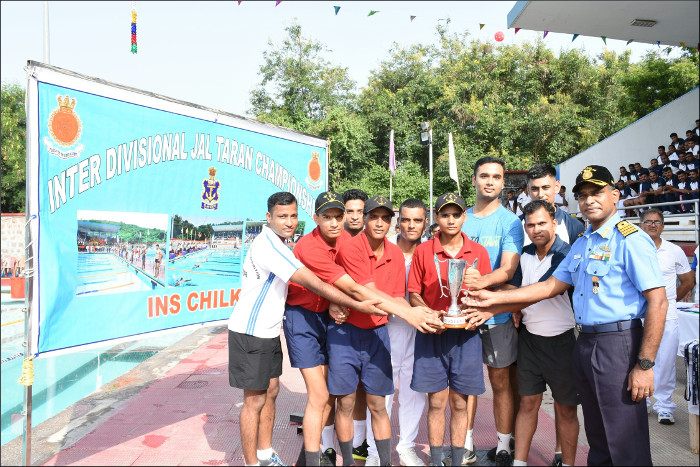 Inter Divisional Jal Taran Competition held at INS Chilka