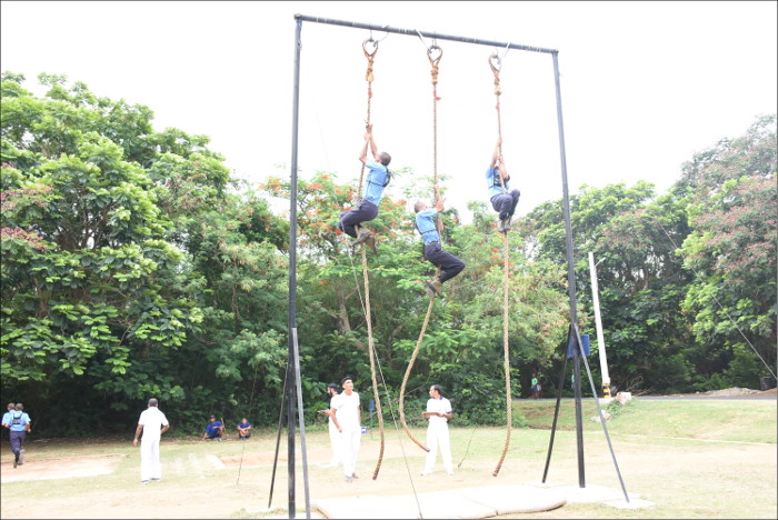Inter Divisional Obstacle  Competition Conducted at INS Chilka,Odisha  