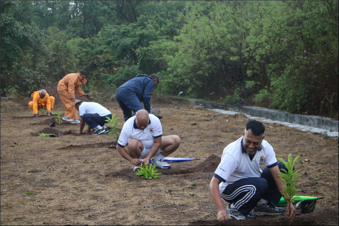 भा नौ पो शिवाजी में विश्व पर्यावरण दिवस मनाया गया