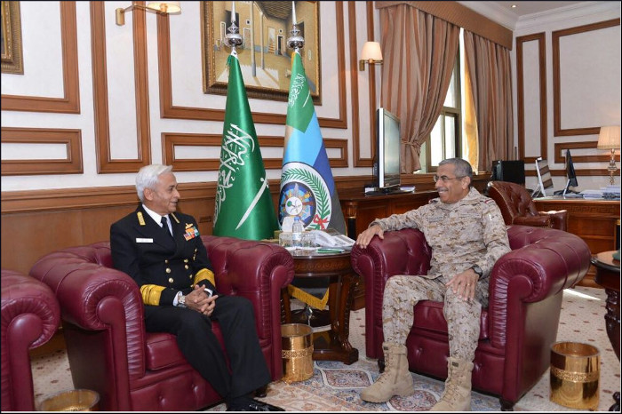 Visit of Admiral Sunil Lanba, Chairman, Chiefs of Staff Committee and Chief of the Naval Staff to Saudi Arabia