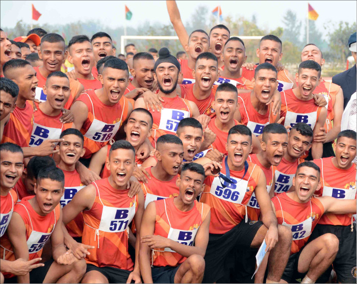 Inter Squadron Cross Country Championship for Spring Term 2018 conducted at Indian Naval Academy (INA)