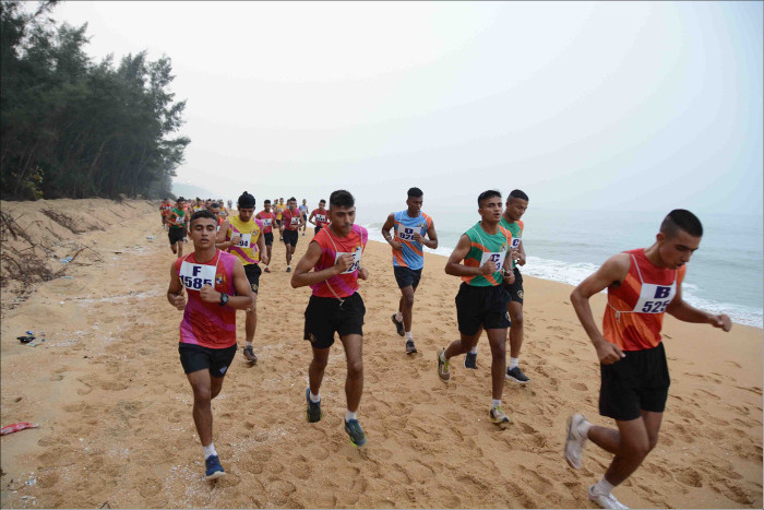 Inter Squadron Cross Country Championship for Spring Term 2018 conducted at Indian Naval Academy (INA)