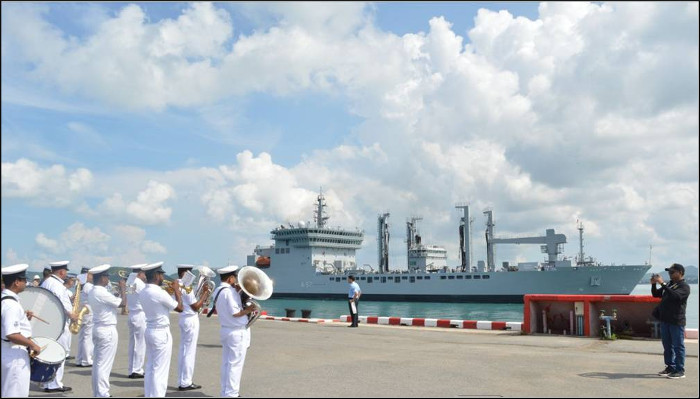 Eastern Fleet Ships on Overseas Deployment to Malaysia and Thailand