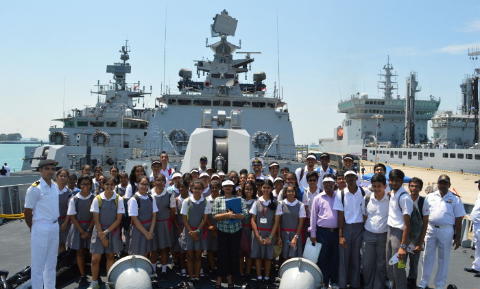 Eastern Fleet Ships on Overseas Deployment to Singapore