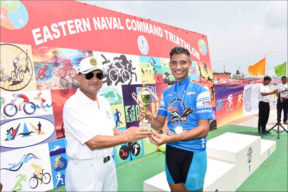 Maiden ENC Triathlon conducted in Visakhapatnam 