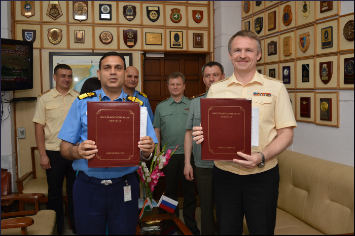 भारतीय नौसेना - रूसी संघ की नौसेना की दूसरी स्टाफ वार्ता 28-30 जून 2017 तक नई दिल्ली में आयोजित हुई