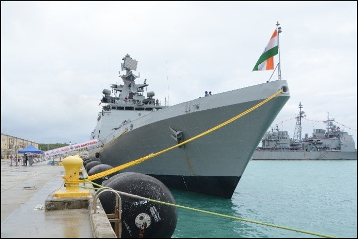 भा नौ पो जहाज मालाबार अभ्यास 2018 में भाग लेने गुआम पहुंचे