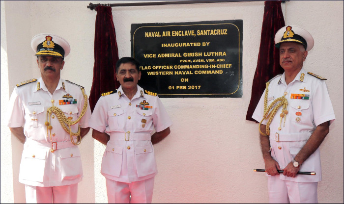 Indian Naval Air Enclave at Santa Cruz Inaugurated