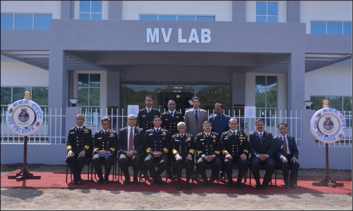 Chief of the Naval Staff Inaugurates the Medium Voltage Lab at INS Valsura
