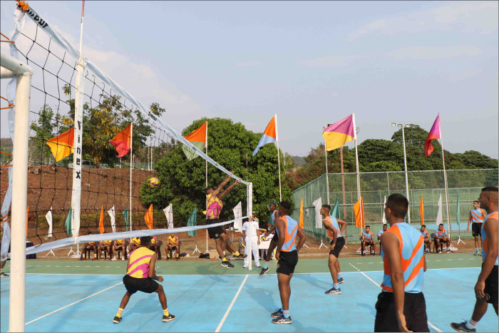 Daredevil Squadron Wins Inter Squadron Volleyball Championship Held at Indian Naval Academy