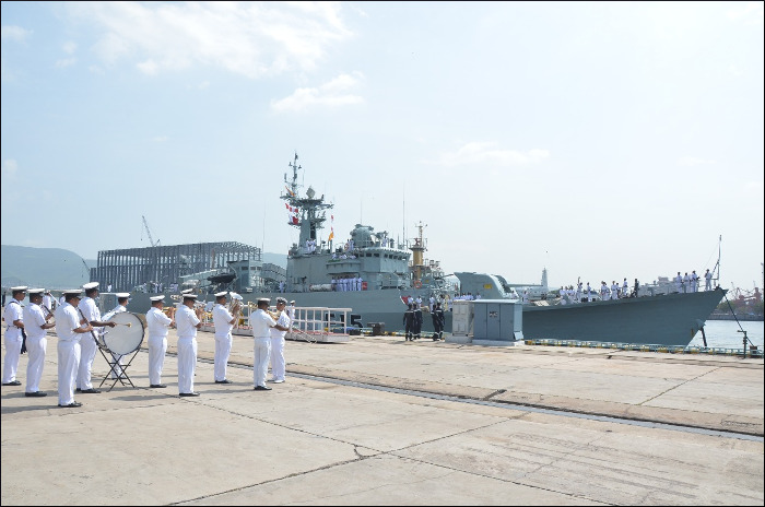 Bangladesh Naval Ships Visit Eastern Naval Command, Visakhapatnam
