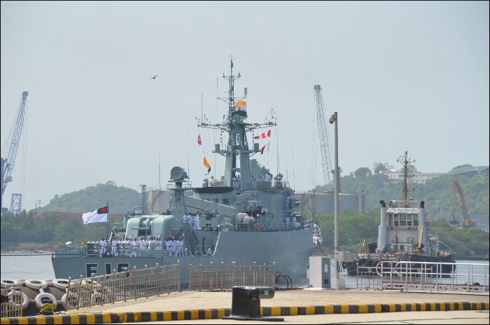 Bangladesh Naval Ships Visit Eastern Naval Command, Visakhapatnam