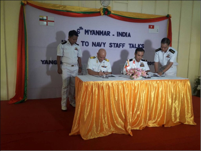 Sixth Indian - Myanmar Navy Staff Talks 