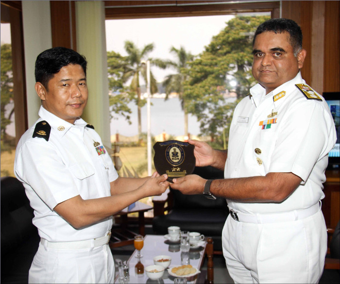 Myanmar Navy (MN) Delegation visits Southern Naval Command (SNC)