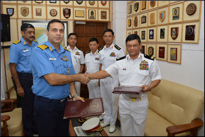 5th Indian Navy - Myanmar Navy Staff Talks held at New Delhi from 13 to 15 Oct 16