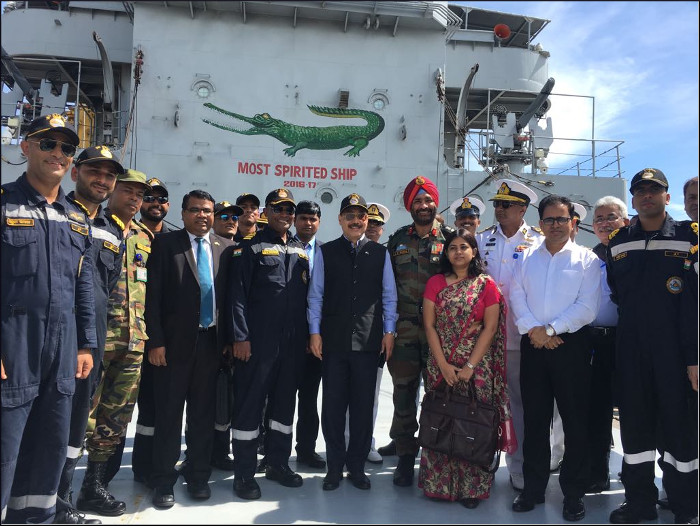 INS Gharial Enters Chittagong Port with Relief Material