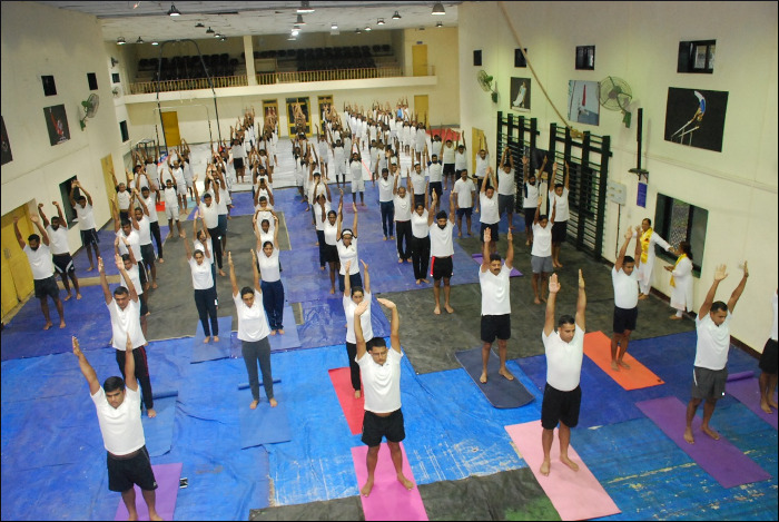 INS Hamla Celebrates 4th International Day of Yoga - 2018