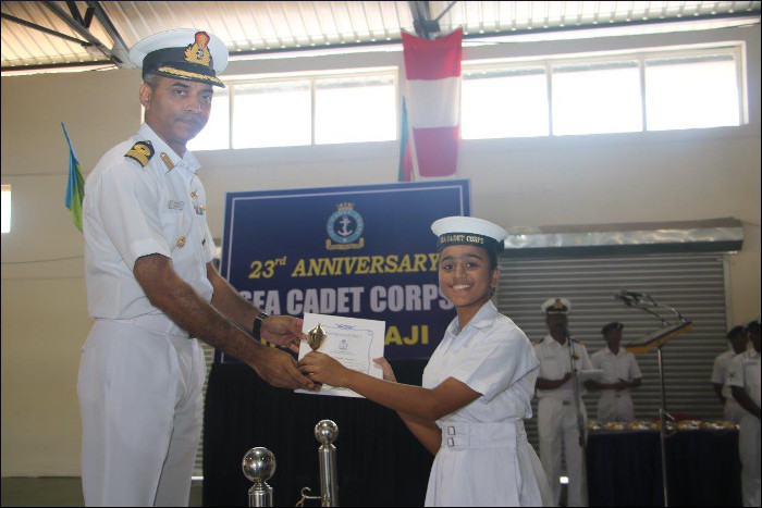 Sea Cadet Corps (SCC) Celebrates 23rd Anniversary at INS Shivaji
