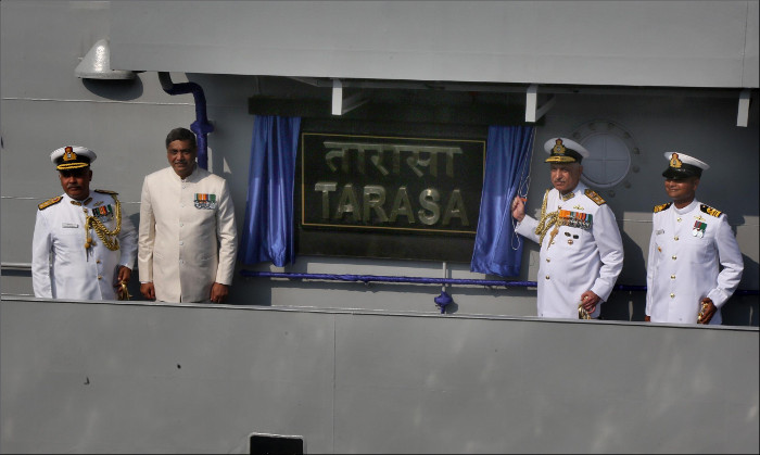 Indian Navy Commissions Waterjet Fast Attack Craft at Mumbai