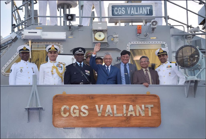 The Second Water Jet Fast Patrol Vessel supplied by India to Mauritius