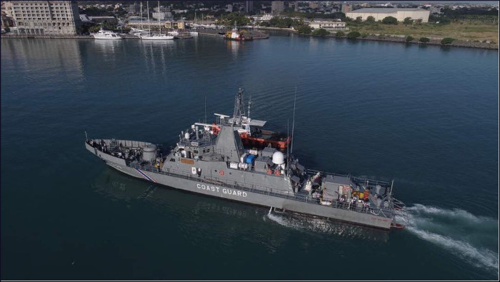 The Second Water Jet Fast Patrol Vessel supplied by India to Mauritius