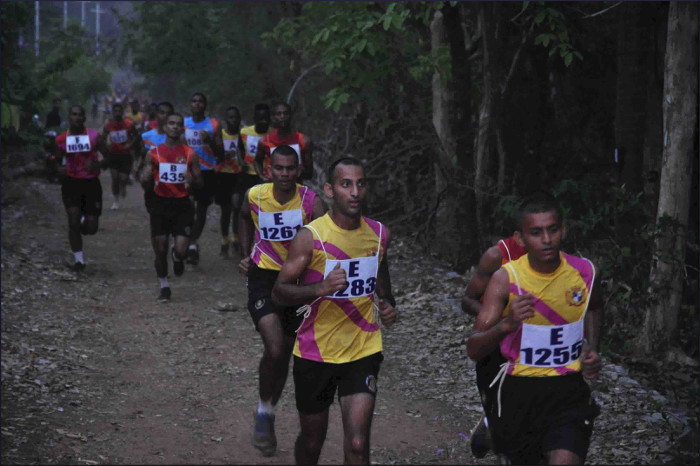 Inter Squadron Novices Cross Country Championship Held at Indian Naval Academy
