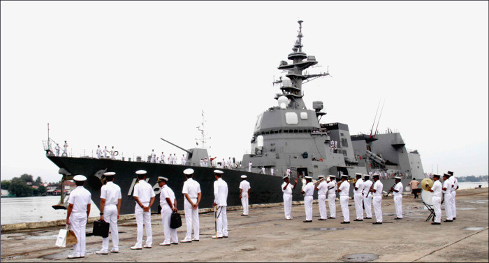 Visit of Japanese Navy Ship to Kochi
