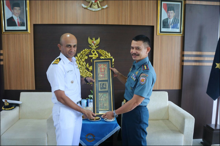 INS Kadmatt on Overseas Deployment to Indonesia