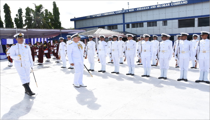 Commissioning of Fourth Ship of Landing Craft Utility MK-IV ‘IN LCU L54’ (GRSE Yard 2095) at Port Blair- 25 May 2018