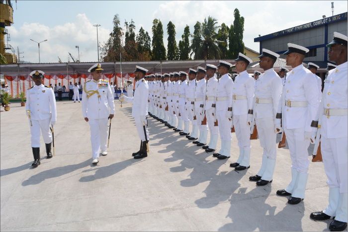 Commissioning of IN LCU L53 at Port Blair