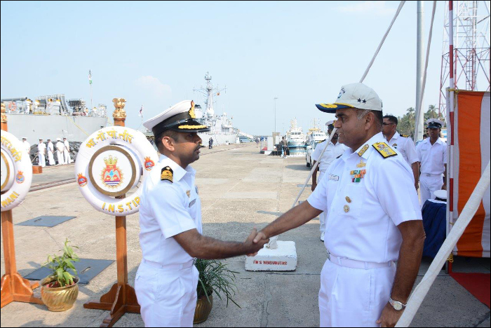 भारतीय नौसेना जहाज मगर का दक्षिणी नौसेना कमान में शामिल होना