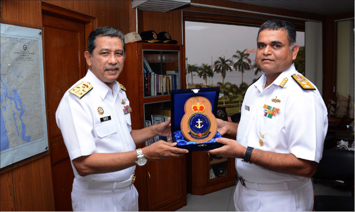 Commander Eastern Fleet of Royal Malaysian Navy Visits Kochi