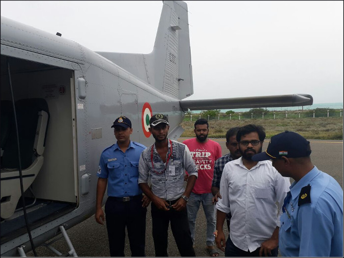 SNC Undertakes Medical Evacuation of Patients from Agathi to Kochi