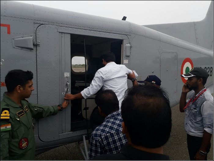 SNC Undertakes Medical Evacuation of Patients from Agathi to Kochi