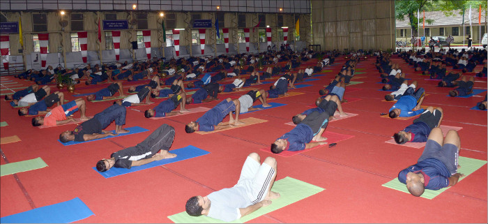  Naval Base Kochi Gears up for 4th International Day of Yoga - 2018