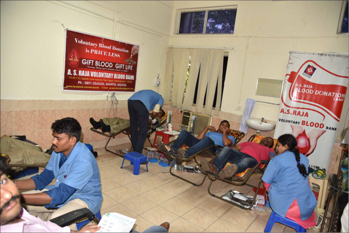 Blood Donation Camp Organised at Naval Dockyard, Visakhapatnam
