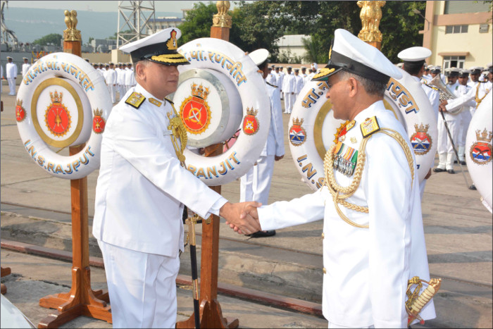 Rear Admiral B Dasgupta, YSM, VSM assumes Command as Flag Officer Commanding Eastern Fleet