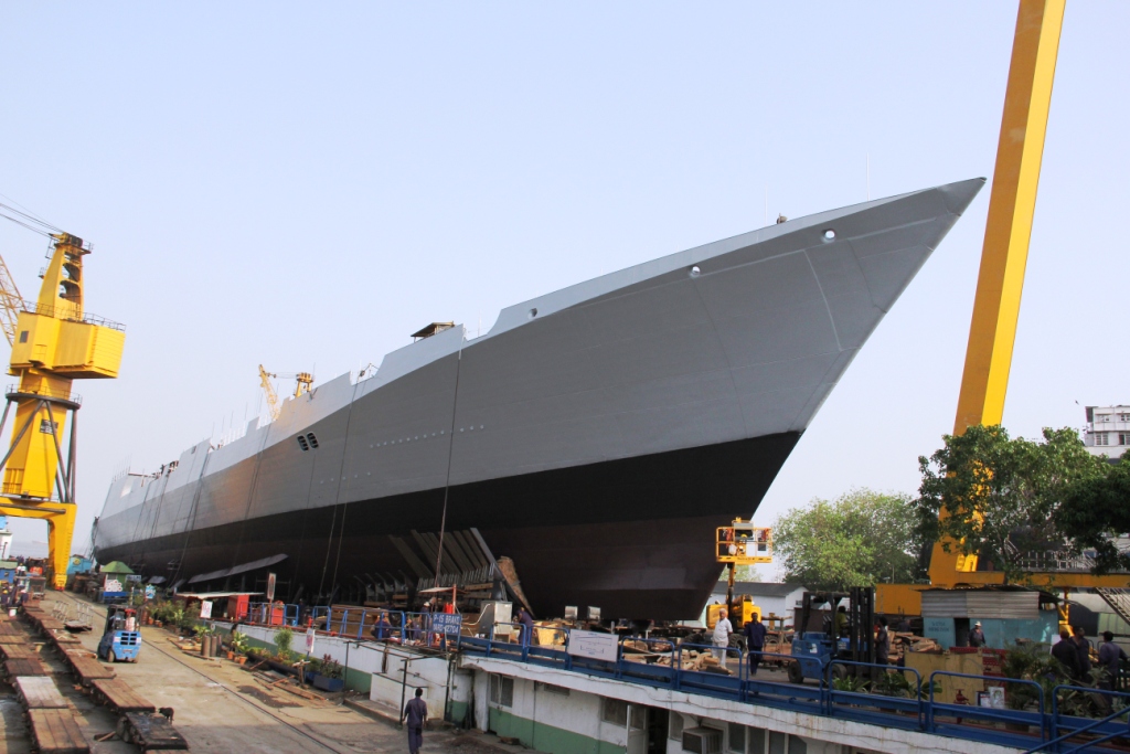 INS Visakhapatnam', First Ship of Project 15B launched
