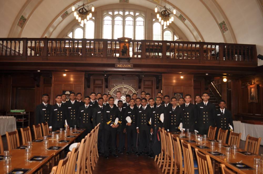 At Cadets Mess Britannia Royal Naval College