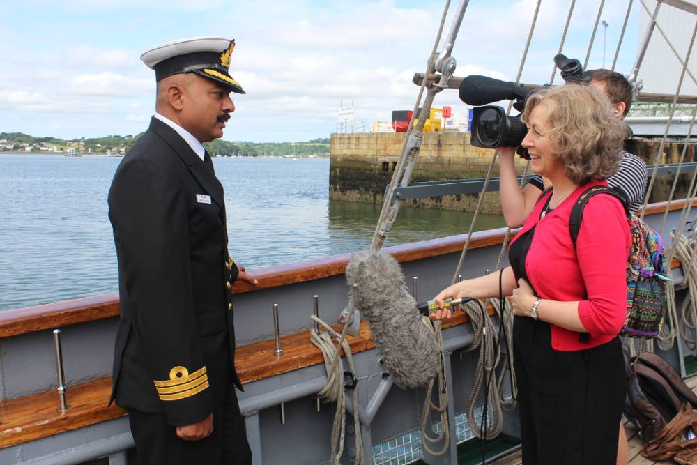 Commanding Officer Interaction with BBC News