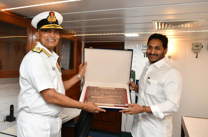 Shri Jagan Mohan Reddy, Hon'ble Chief Minister Formally Dedicates INS  Visakhapatnam to The City of Destiny | Indian Navy