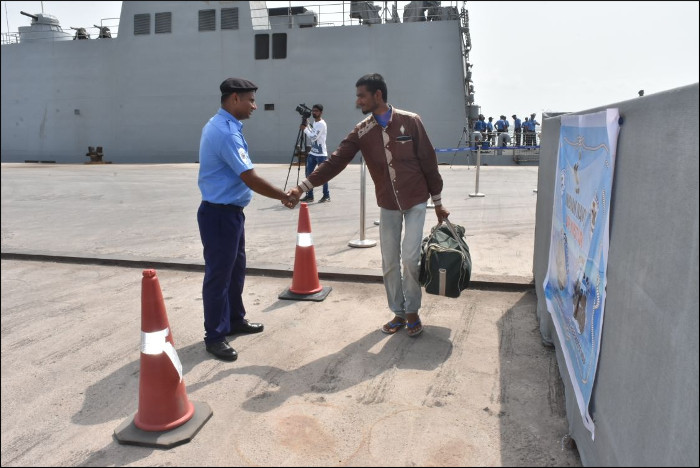 Operation Nistar Successfully Culminates with Safe Disembarkation of 38 Indian Nationals at Porbandar