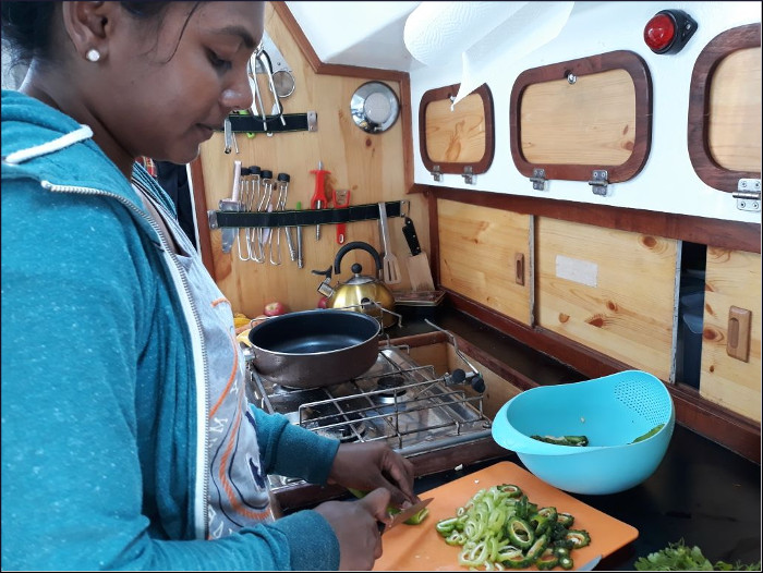 Navika Sagar Parikrama - Circumnavigating the Globe on an Indian-Built Sail Boat INSV Tarini by Women Naval Officers