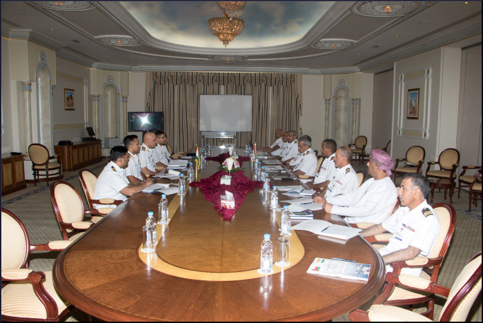 भारतीय नौसेना - ओमान रॉयल नेवी स्टाफ की प्रथम वार्ता 22-24 जनवरी 17 को मस्कट, ओमान में आयोजित