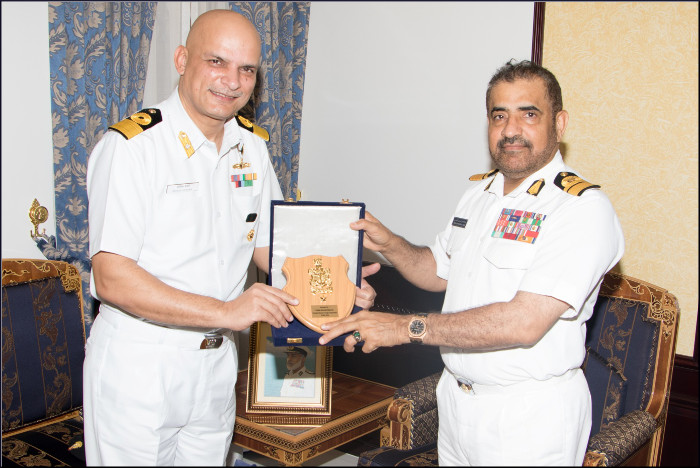 1st Indian Navy - Royal Navy of Oman Staff Talks held at Muscat, Oman from 22-24 Jan 17