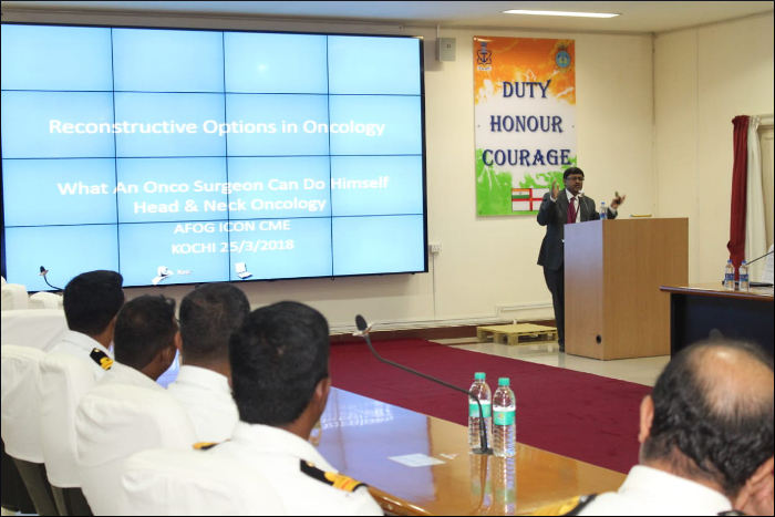 Workshop on Reconstruction Oncology and Lung Cancer at Naval Base, Kochi