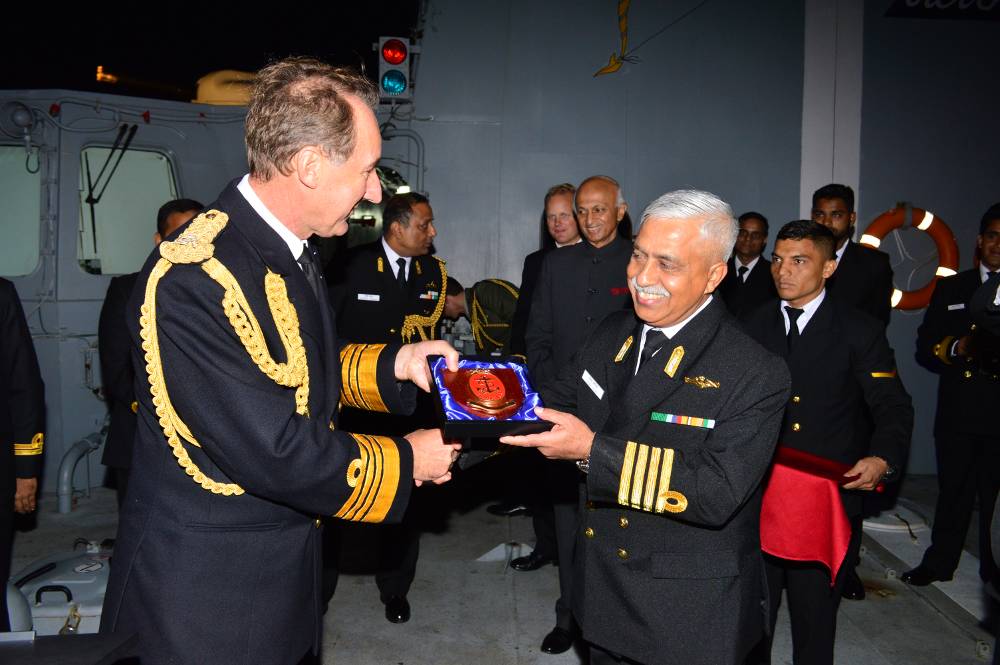 1st Sea Lord presenting his cres